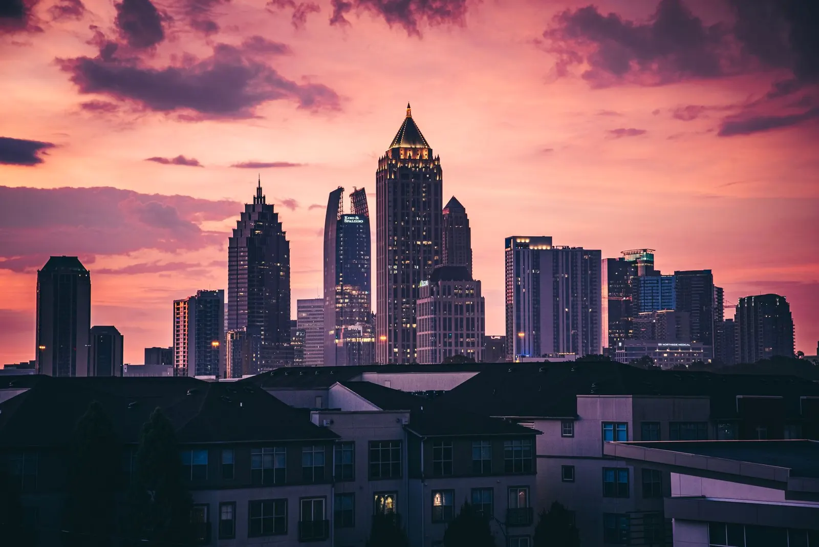 Midtown Atlanta office towers