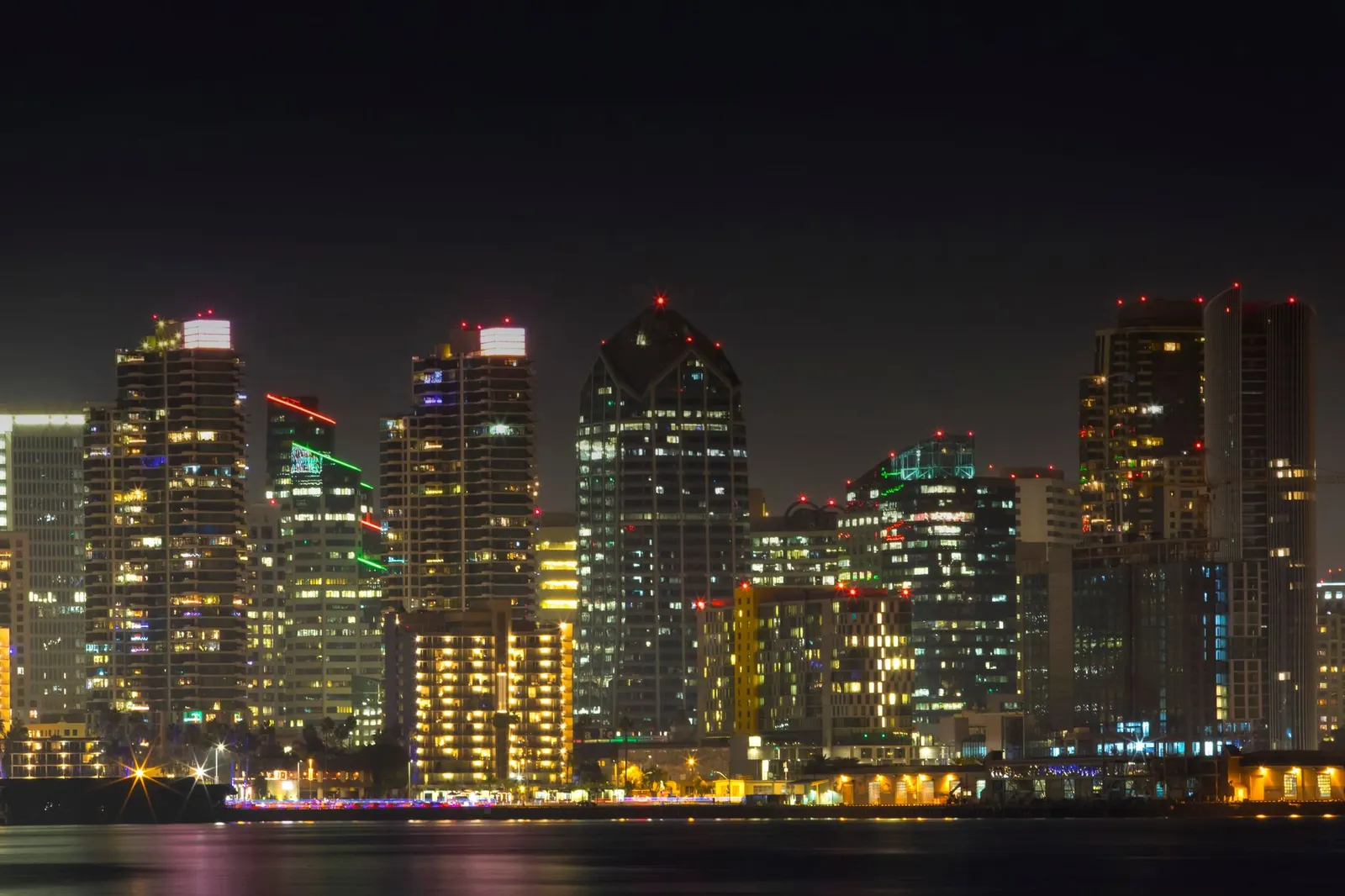 Downtown San Diego skyline on the bay